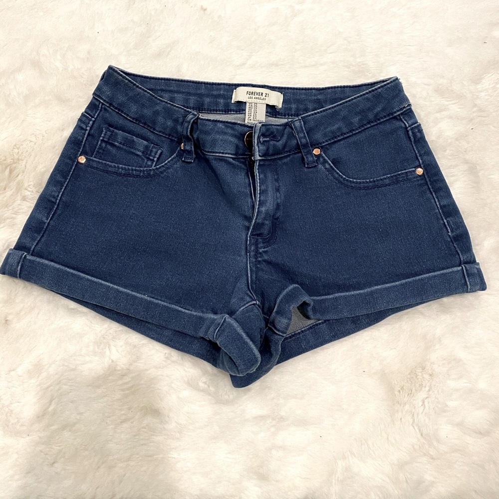 F21 Blue Denim shorts